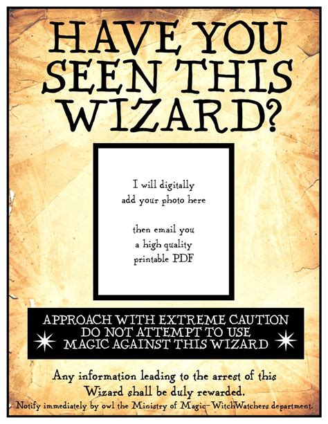 Have You Seen This Wizard Printable